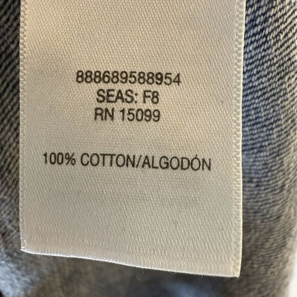 Simply Emma Denim Chambray Dress Women’s Plus Size 2X Pockets Blue 100% Cotton - Picture 8 of 11